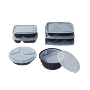 多边形一次性外卖餐盒多格 PP（多种规格尺寸可选）