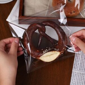 烘焙打包一次性面包包装袋透明食品自封袋子贝果碱水可颂吐司饼干