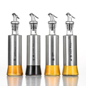 液体调味品瓶子 不锈钢+玻璃 支持定制