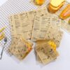 三明治汉堡包装纸食品级面包袋家用一次性烘焙三角吐司防油淋膜纸