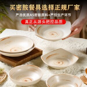 密胺碗日式和牛烤肉调料碗酒店餐厅装饭碗汤碗仿瓷小碗商用耐摔碗